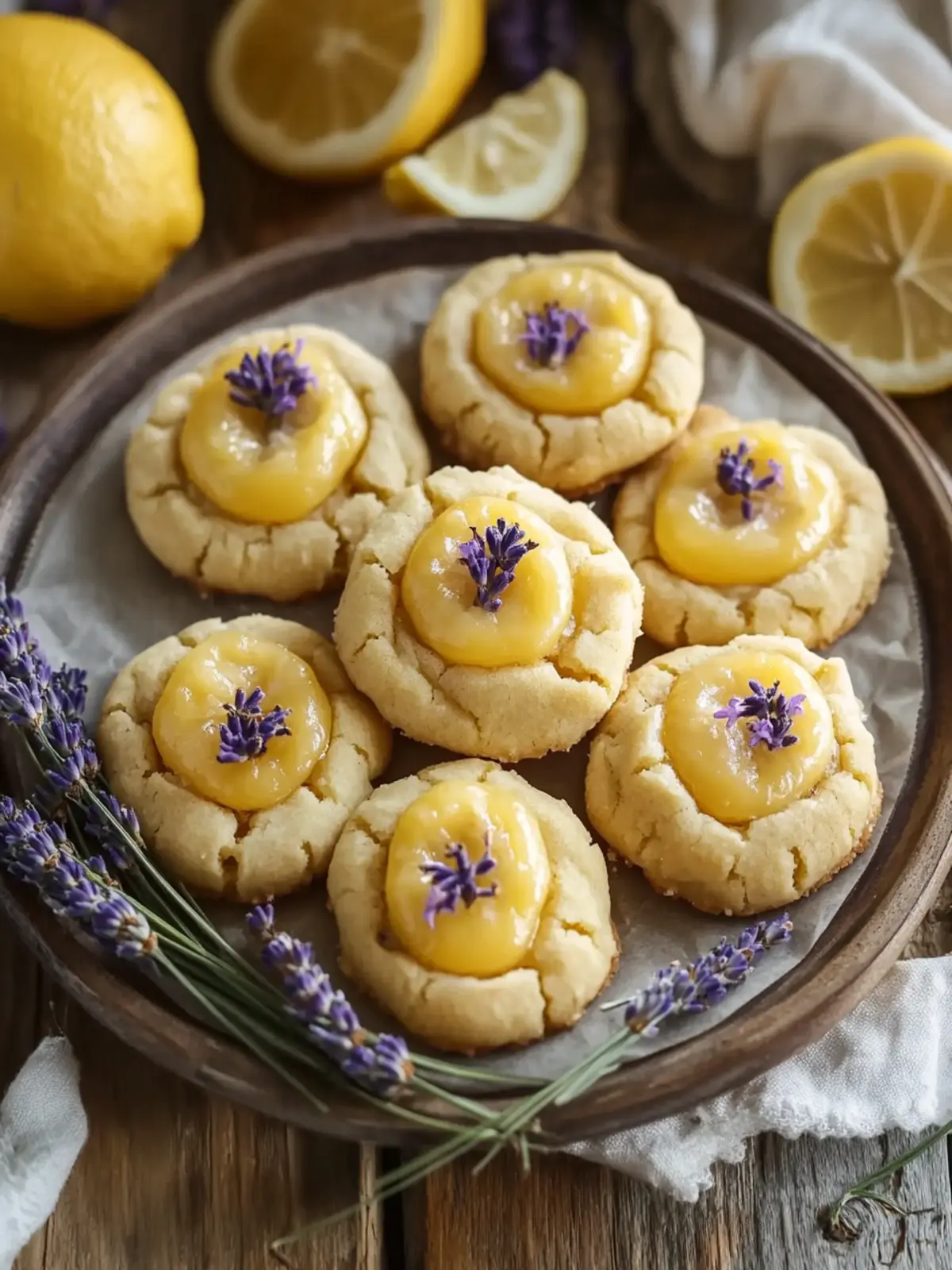 Lemon Lavender Thumbprint Cookies for a Floral Spring Treat 2 Lemon Lavender Thumbprint Cookies
