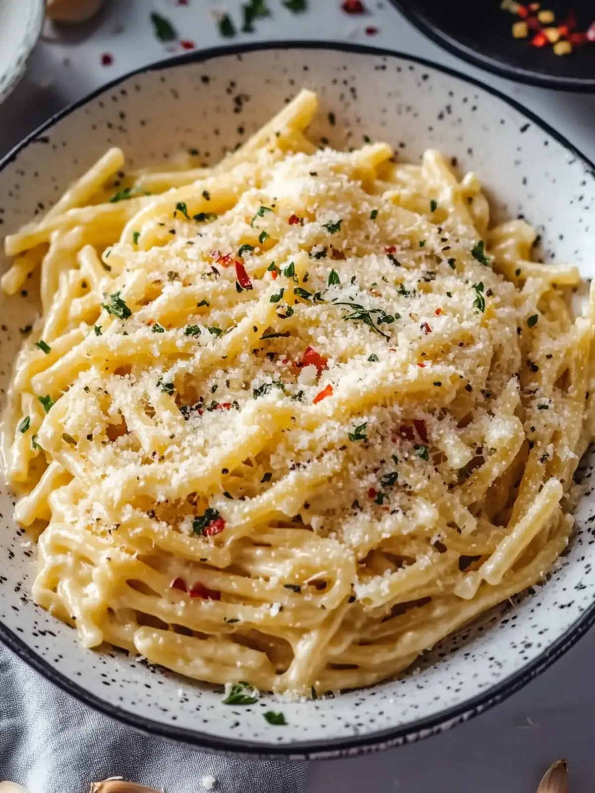 One Pot Creamy Garlic Pasta Ready in Just 20 Minutes! 2 One Pot Creamy Garlic Pasta (Just 20 Minutes!)