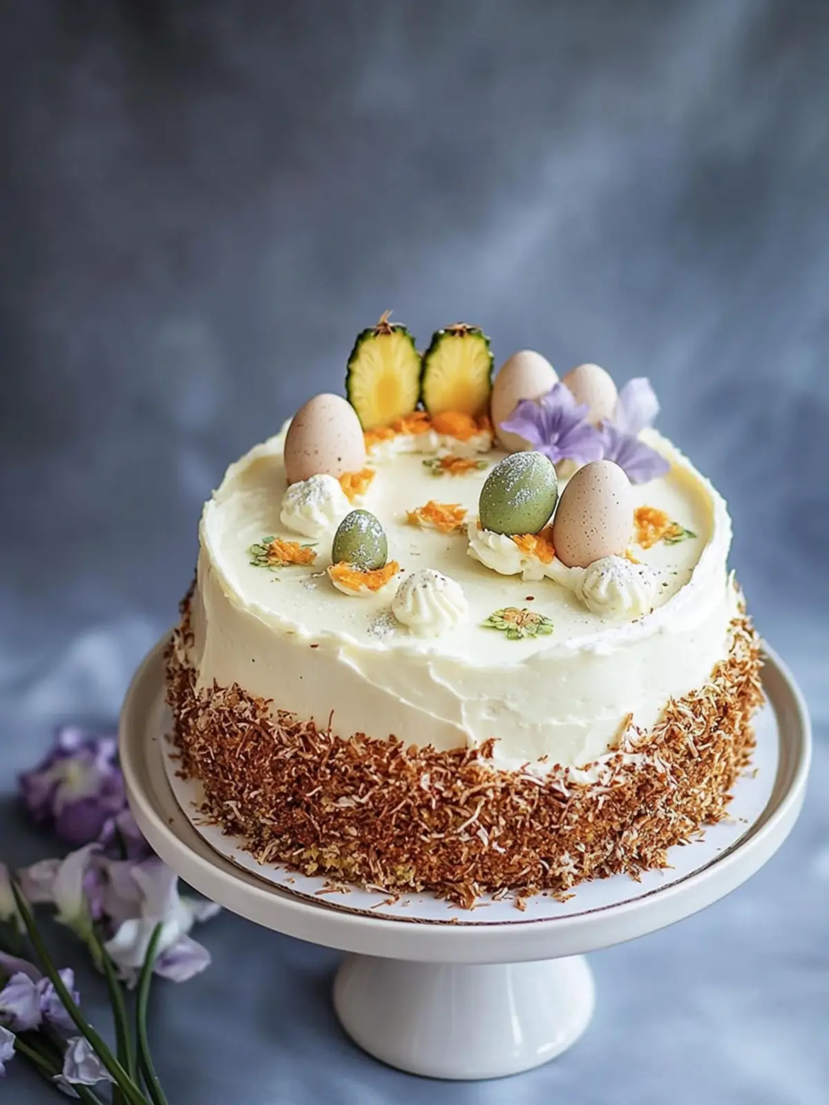 Easter Bonnet – Pineapple Coconut Carrot Cake for Spring Joy 4 Easter Bonnet – Pineapple Coconut Carrot Cake