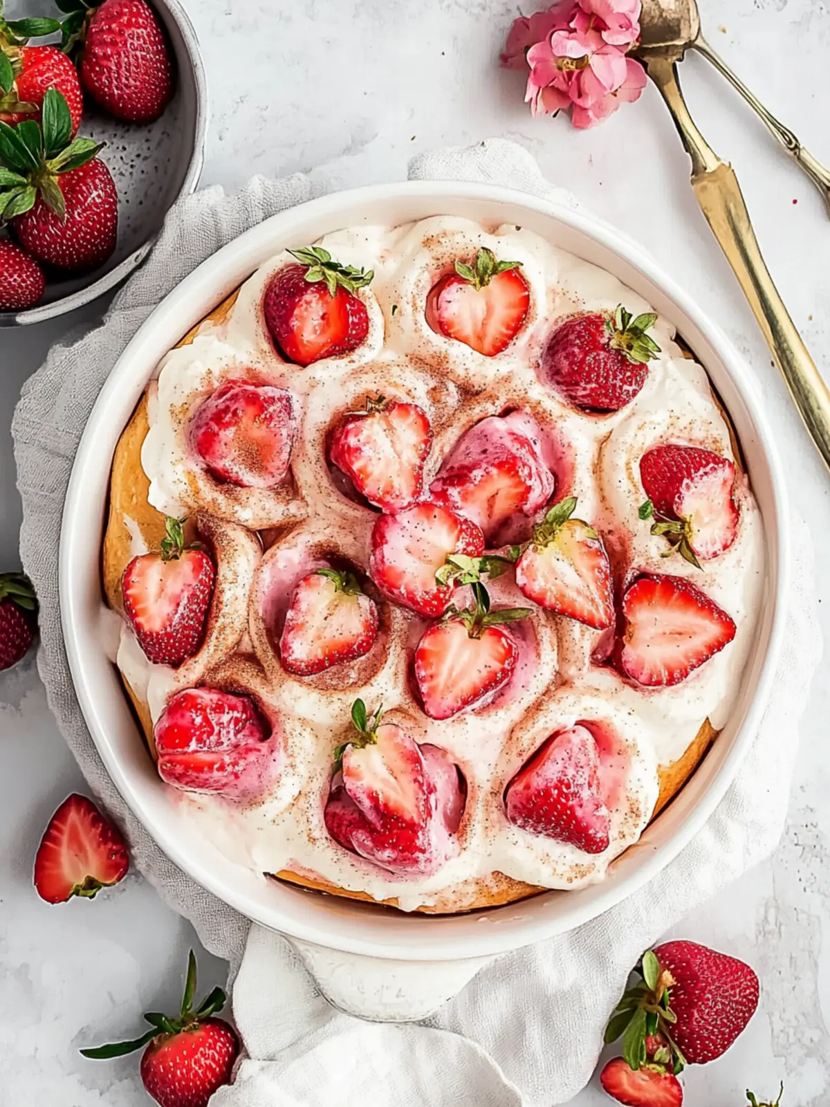 Irresistible Strawberry Cinnamon Rolls with Creamy Glaze 5 Strawberry Cinnamon Rolls