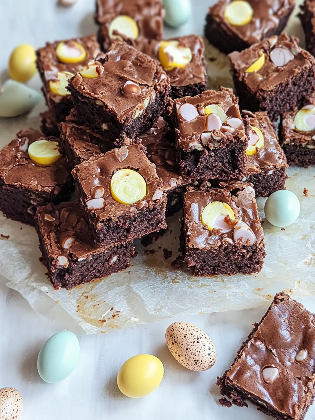 Decadent Mini Egg Brownies That Are Gluten-Free Bliss 5 Mini Egg Brownies (Gluten-Free)