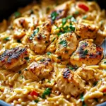 Comforting One-Pot Cajun Chicken Alfredo Orzo in 30 Minutes 8 Comforting One-Pot Cajun Chicken Alfredo Orzo in Just 30 Minutes