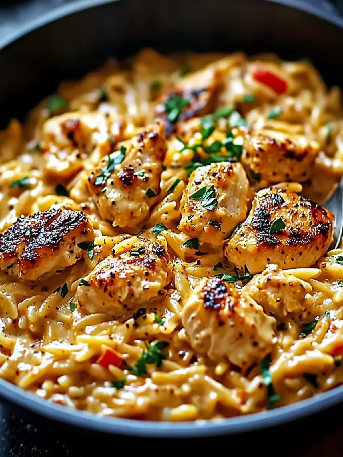 Comforting One-Pot Cajun Chicken Alfredo Orzo in 30 Minutes 5 Comforting One-Pot Cajun Chicken Alfredo Orzo in Just 30 Minutes