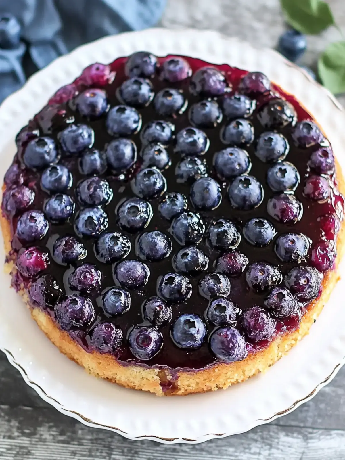 Best Homemade Blueberry Upside Down Cake You'll Love Baking 2 Best Homemade Blueberry Upside Down Cake