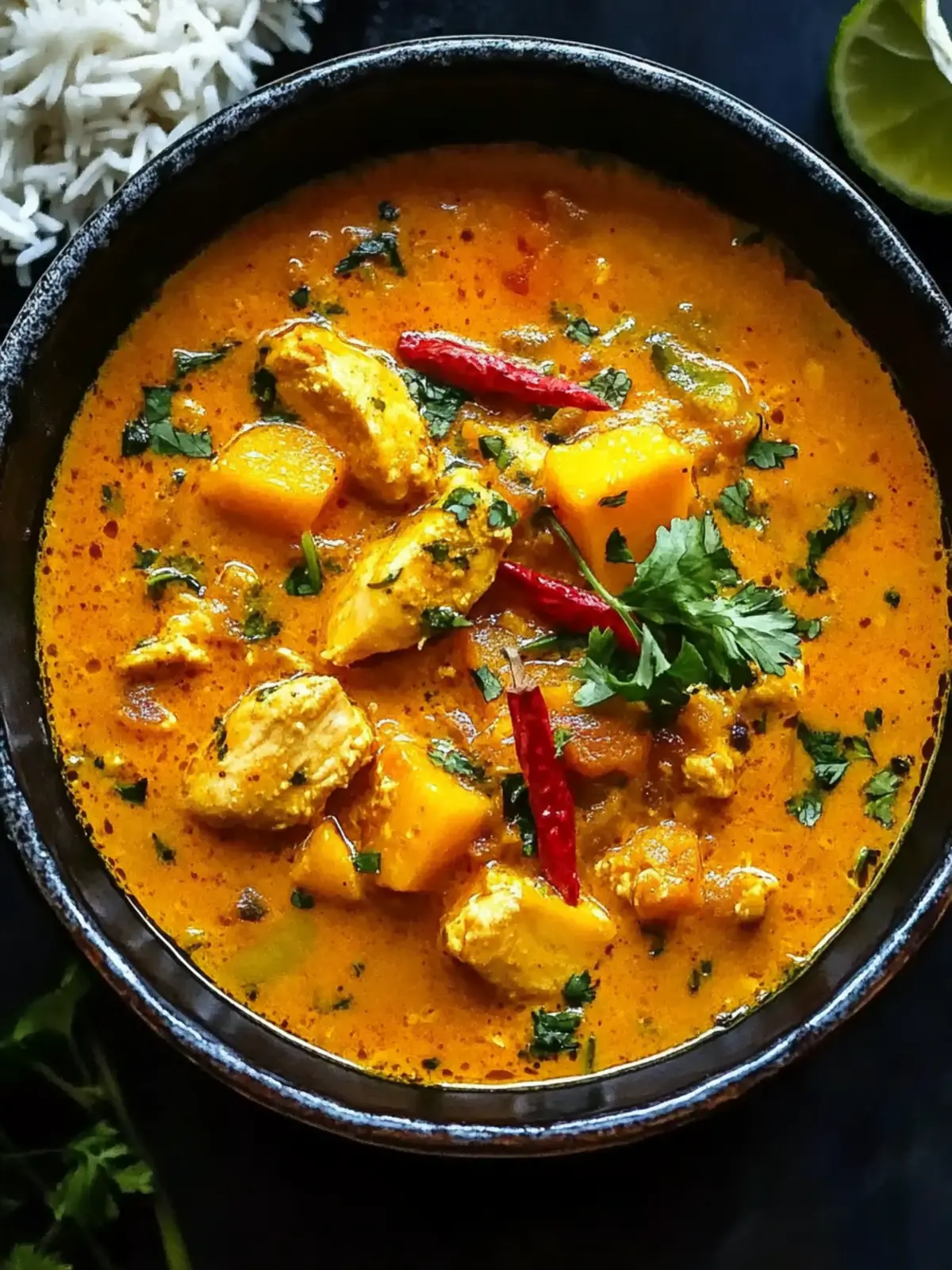 Mango Chicken Curry That Transforms Dinner into a Tropical Escape 2 Mango Chicken Curry