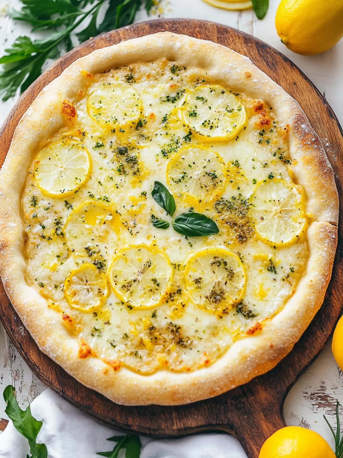 Zesty Lemon Pizza: Quick & Easy No-Knead Delight! 4 Lemon Pizza