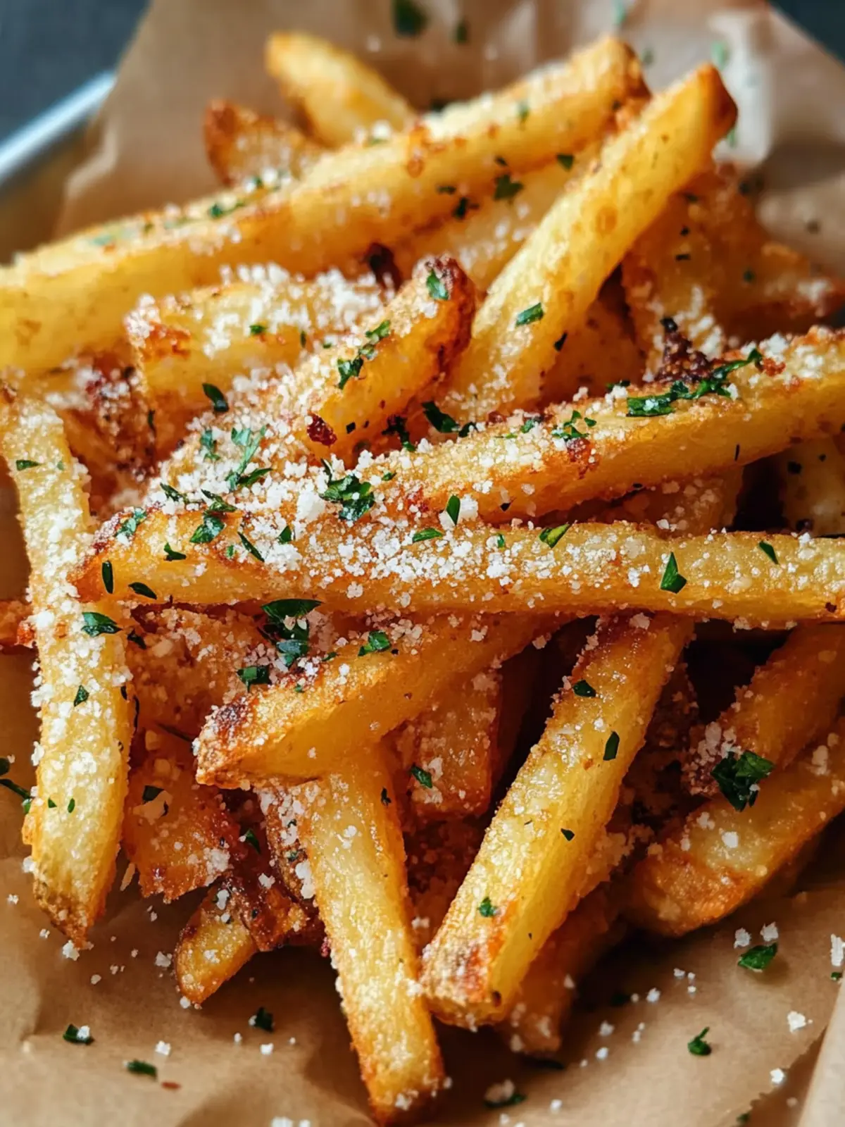 Crispy Garlic Parmesan Fries: The Ultimate Comfort Snack 3 Crispy Garlic Parmesan Fries