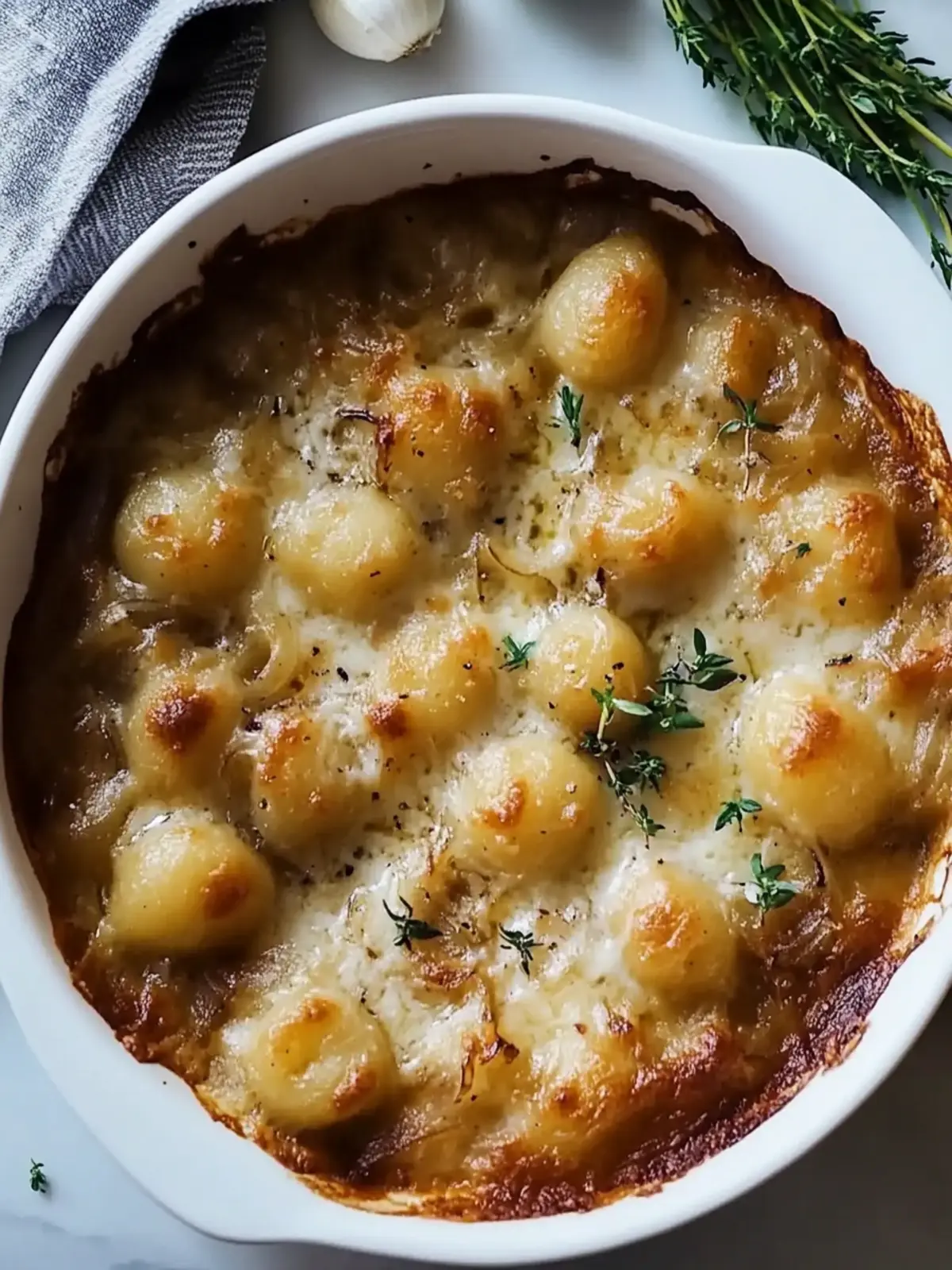 Simple Baked French Onion Gnocchi: Cozy Comfort Food Magic 2 Simple Baked French Onion Gnocchi