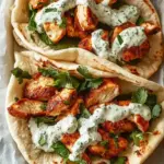 Sheet Pan Chicken Pitas with Herby Ranch Recipe for Busy Nights 3 Sheet Pan Chicken Pitas with Herby Ranch Recipe