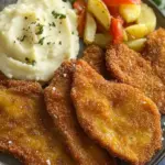 Thin Crispy Schnitzel with Mashed Potatoes Your New Family Favorite 7 Thin Crispy Schnitzel with Mashed Potatoes