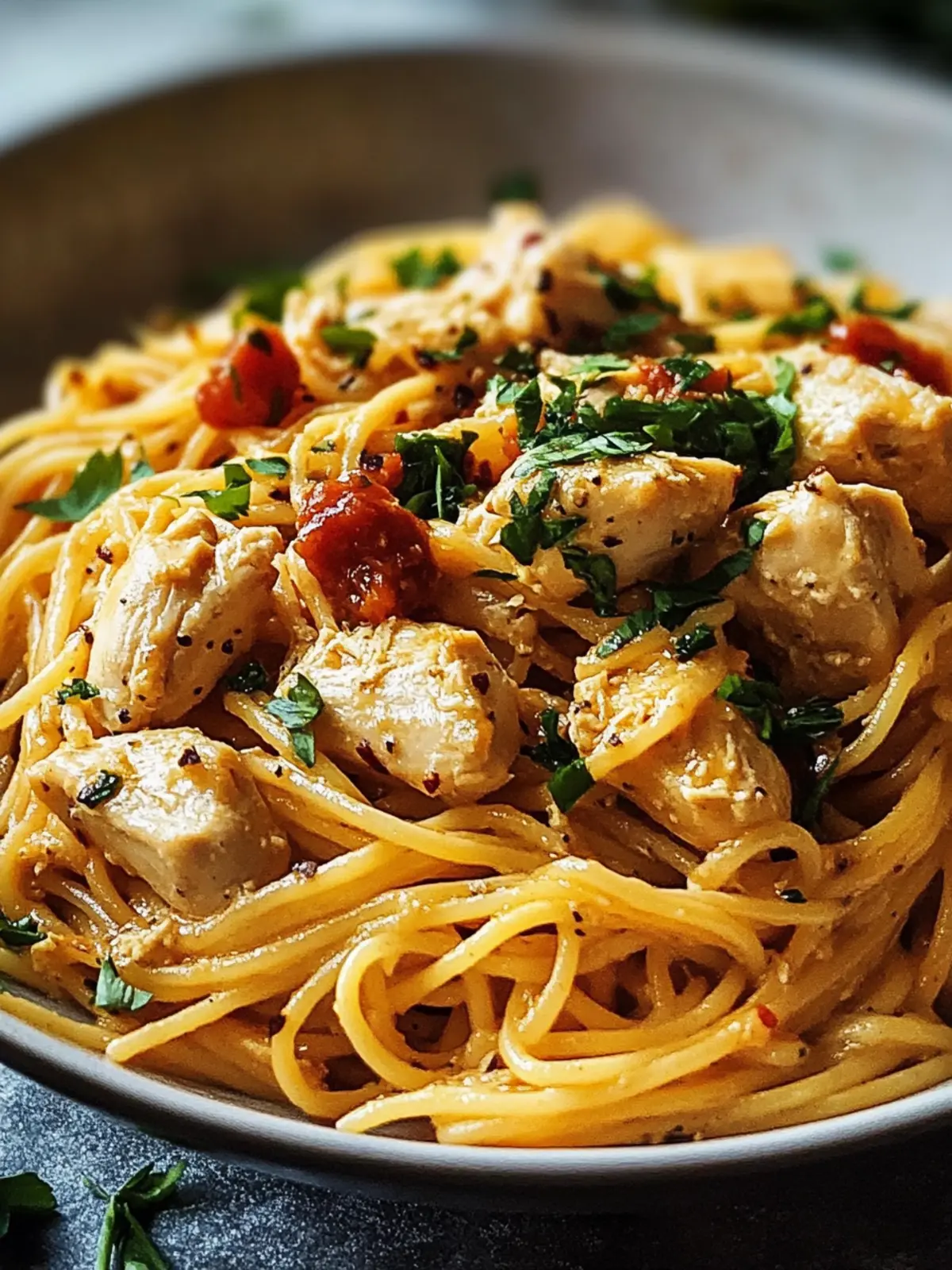 Creamy Monterey Chicken Spaghetti in Just 35 Minutes 4 Monterey Chicken Spaghetti