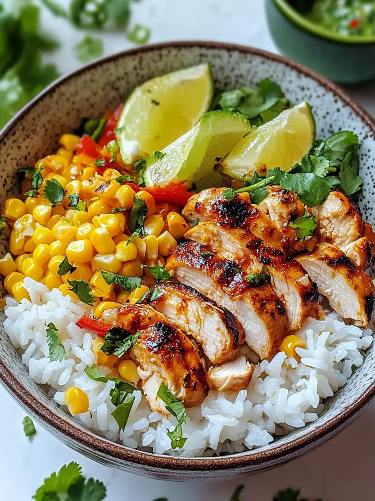 Savory Street Corn Chicken Rice Bowl for Quick Weeknight Bliss 5 Street Corn Chicken Rice Bowl