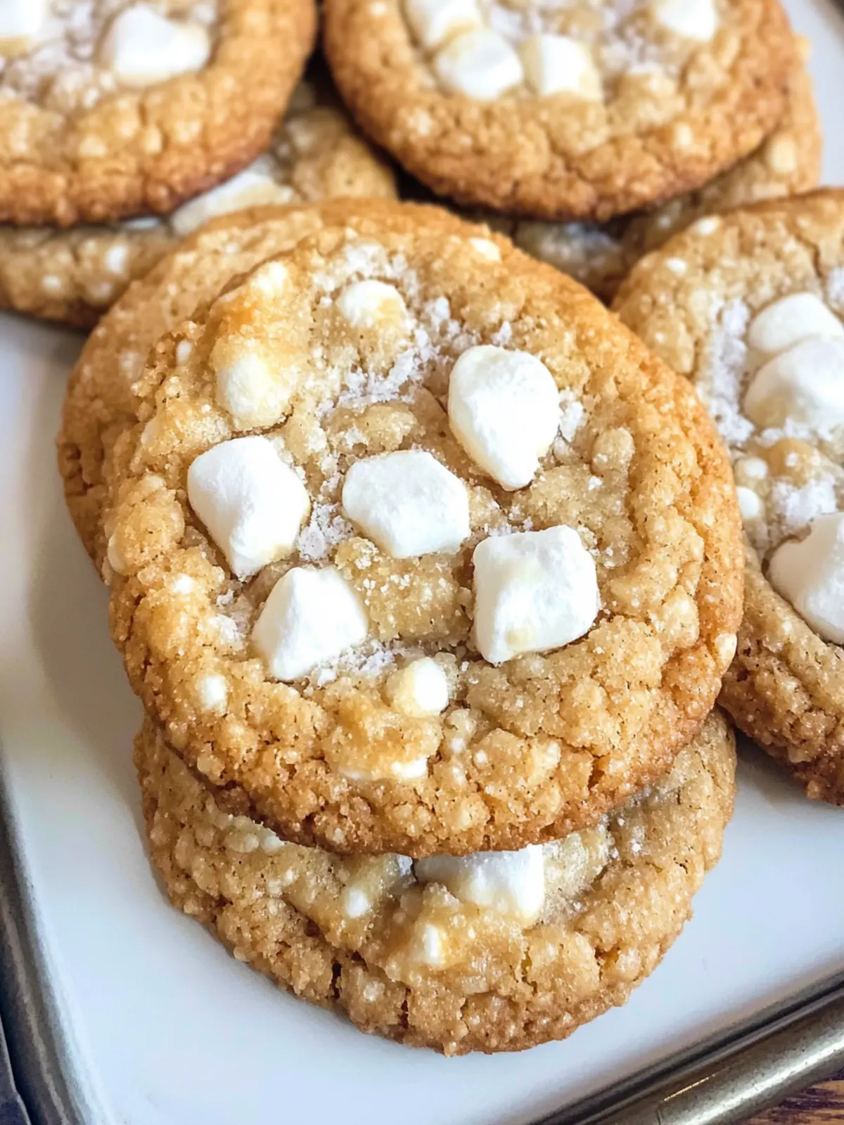 Brown Butter Marshmallow Crispy Cookies – Costco Copycat Perfection 2 Marshmallow Crispy Cookies (Costco Copycat)
