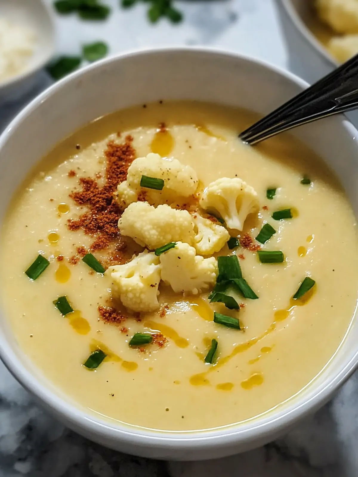Creamy Cauliflower and Cheddar Keto Soup for Cozy Nights 2 Creamy Cauliflower and Cheddar Keto Soup