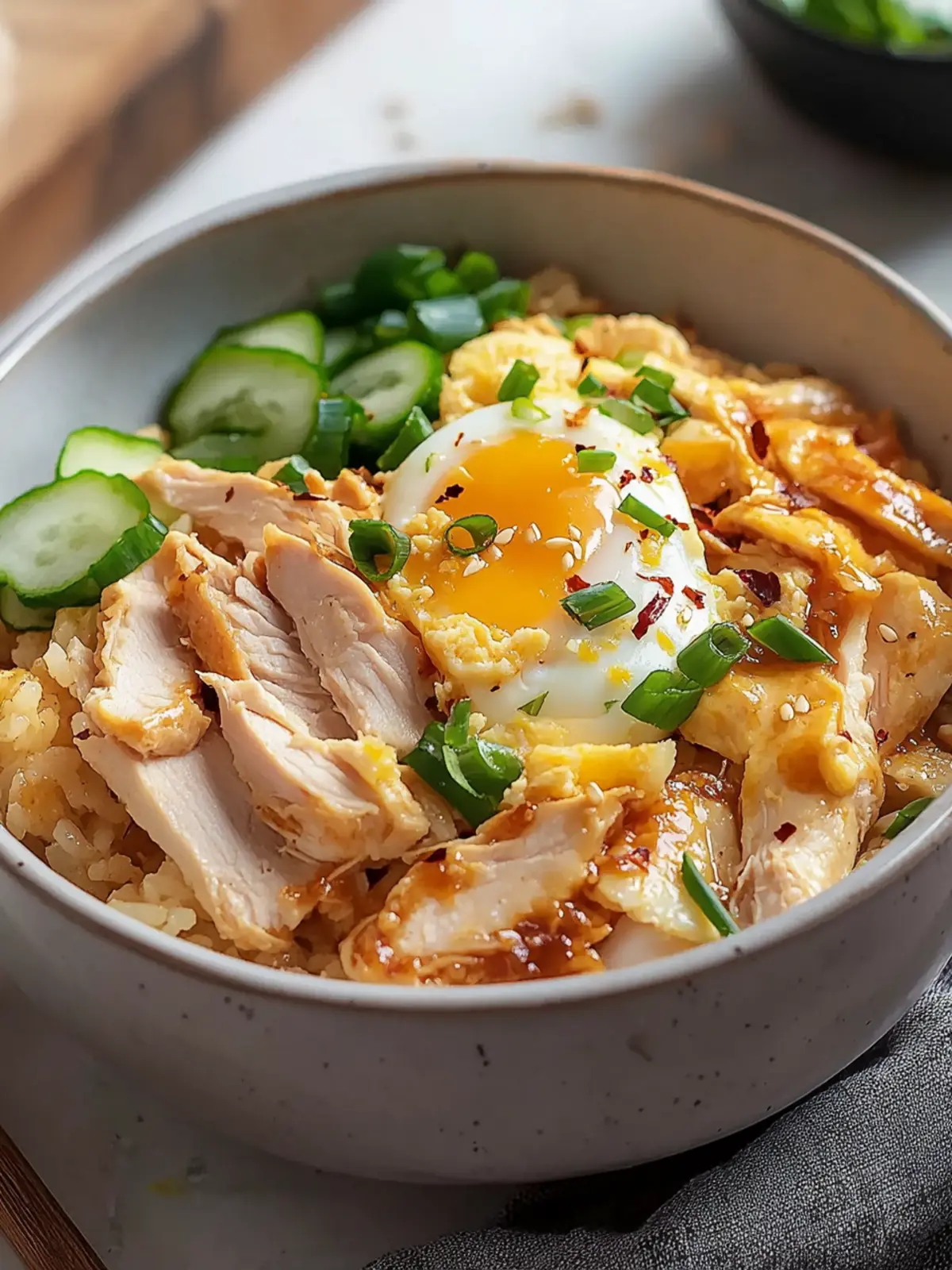 Savory Chicken and Egg Rice Bowl: Quick Comfort for Busy Nights 2 Chicken and Egg Rice Bowl