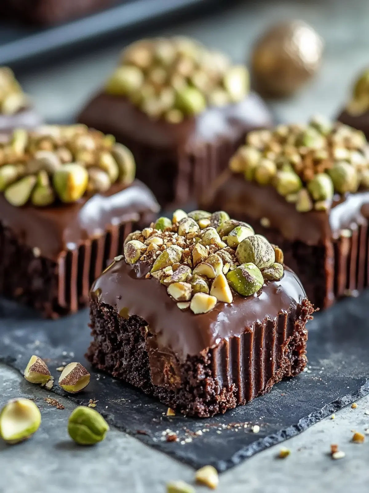 Pistachio Ferrero Rocher Brownies Recipe You’ll Crave Forever 4 Pistachio Ferrero Rocher Brownies Recipe You’ll Crave Forever