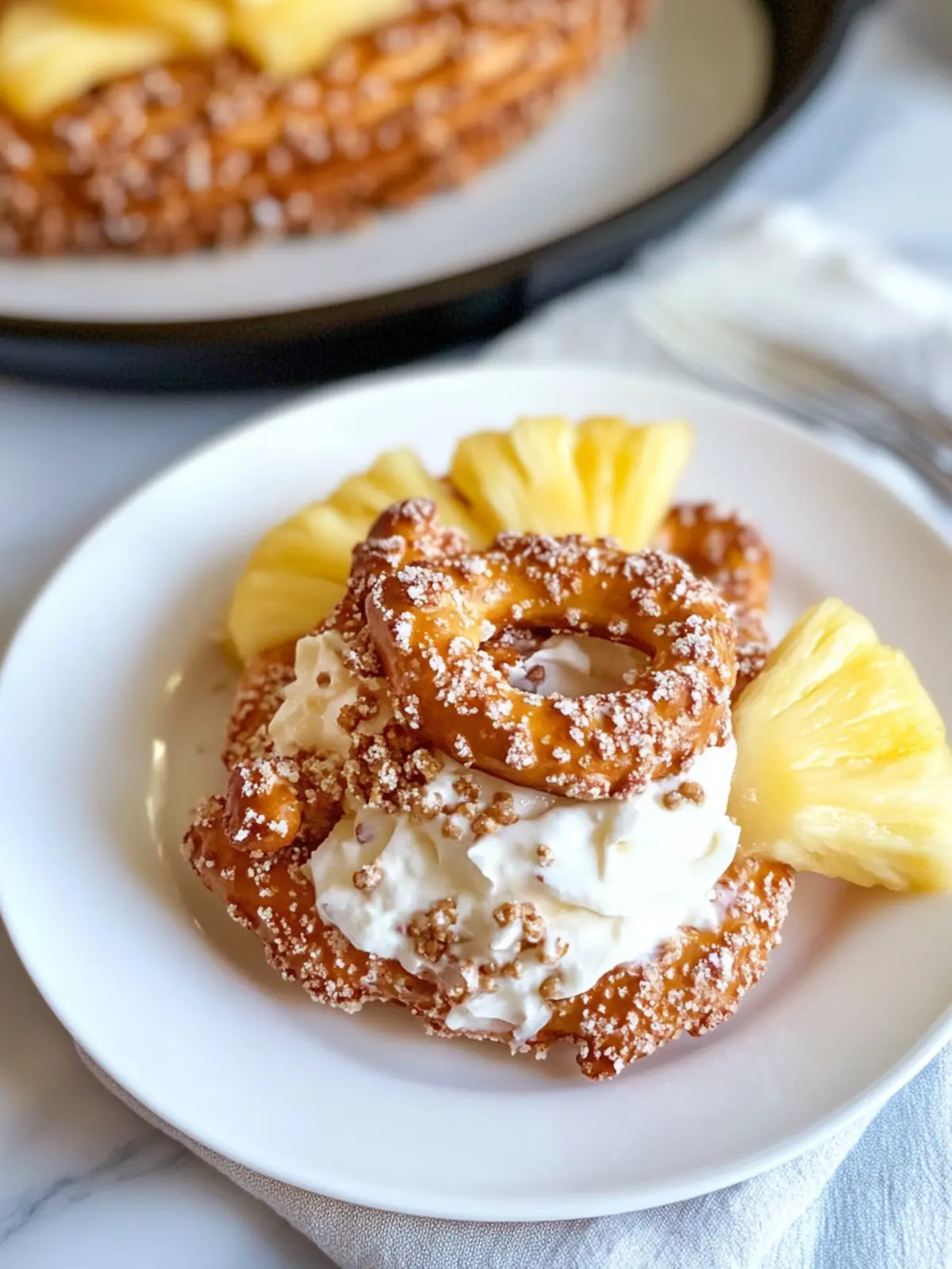 Pineapple Pretzel Delight: Your No-Bake Tropical Bliss 5 Pineapple Pretzel Delight
