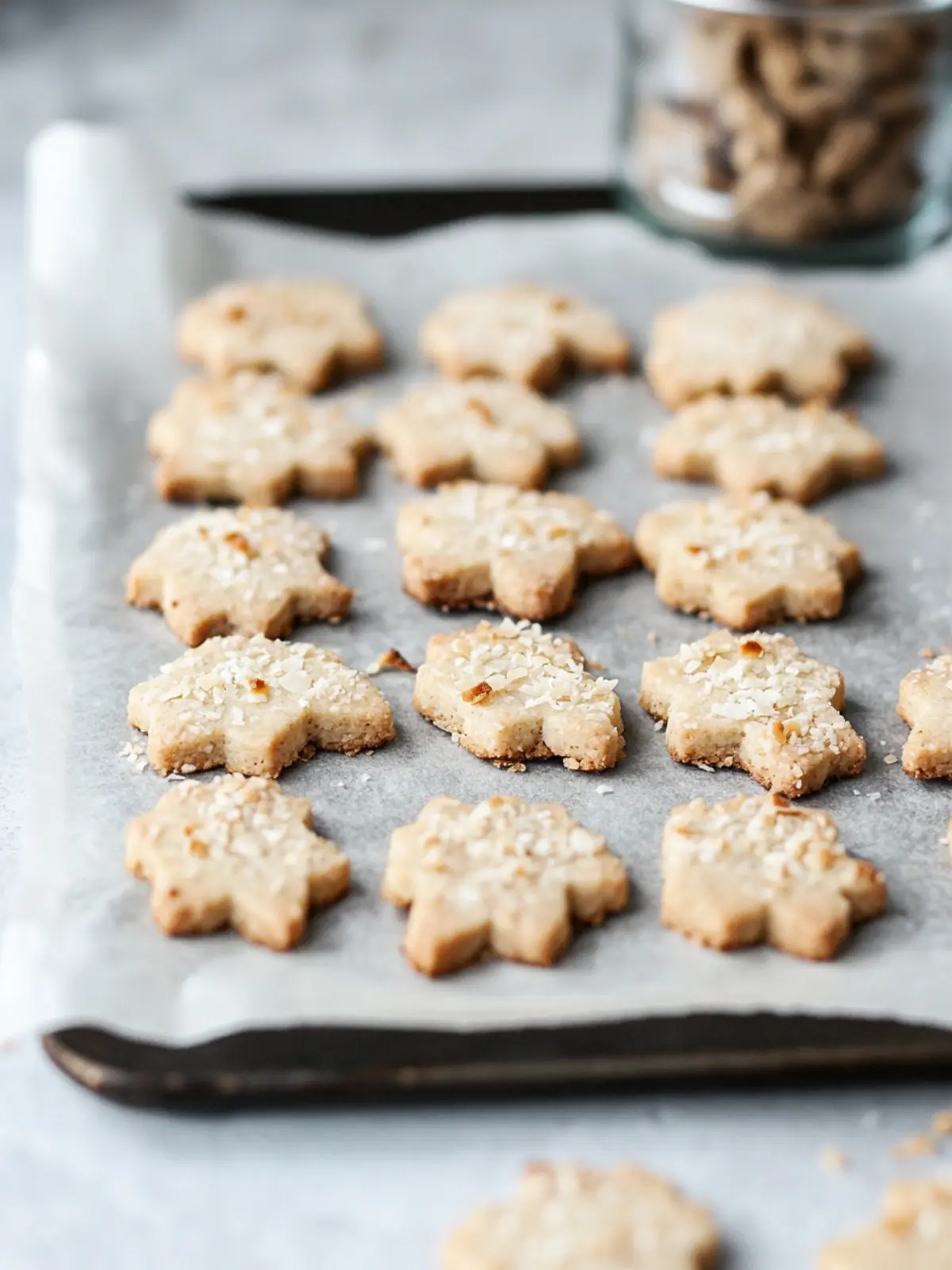 Toasted Coconut Shortbread Cookies That Make Vegan Dreams Come True 2 Toasted Coconut Shortbread Cookies (Vegan + GF)