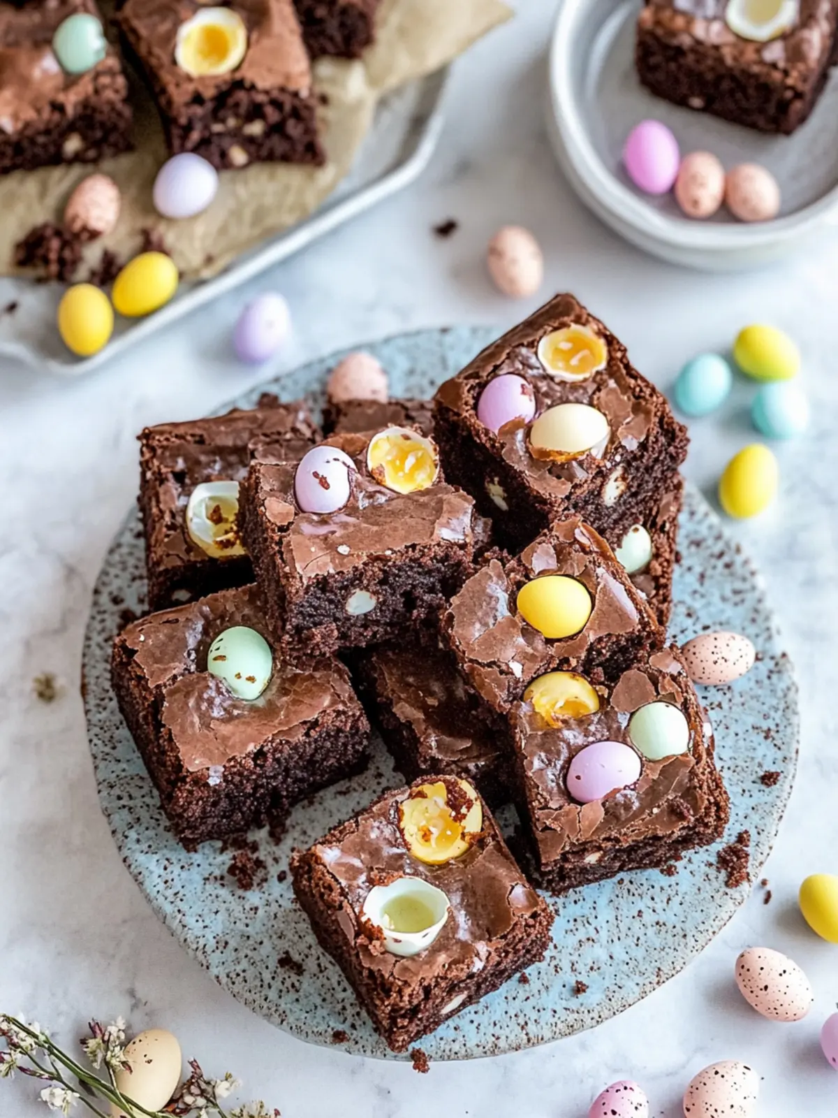 Decadent Mini Egg Brownies That Are Gluten-Free Bliss 2 Mini Egg Brownies (Gluten-Free)