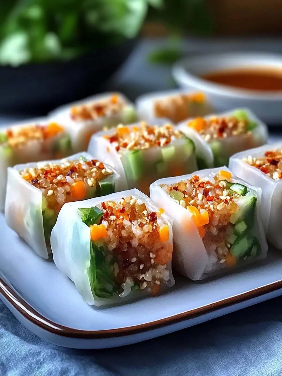 Delicious Low Carb Baked Big Mac Rice Paper Rolls Recipe 4 Low Carb Baked Big Mac Rice Paper Rolls