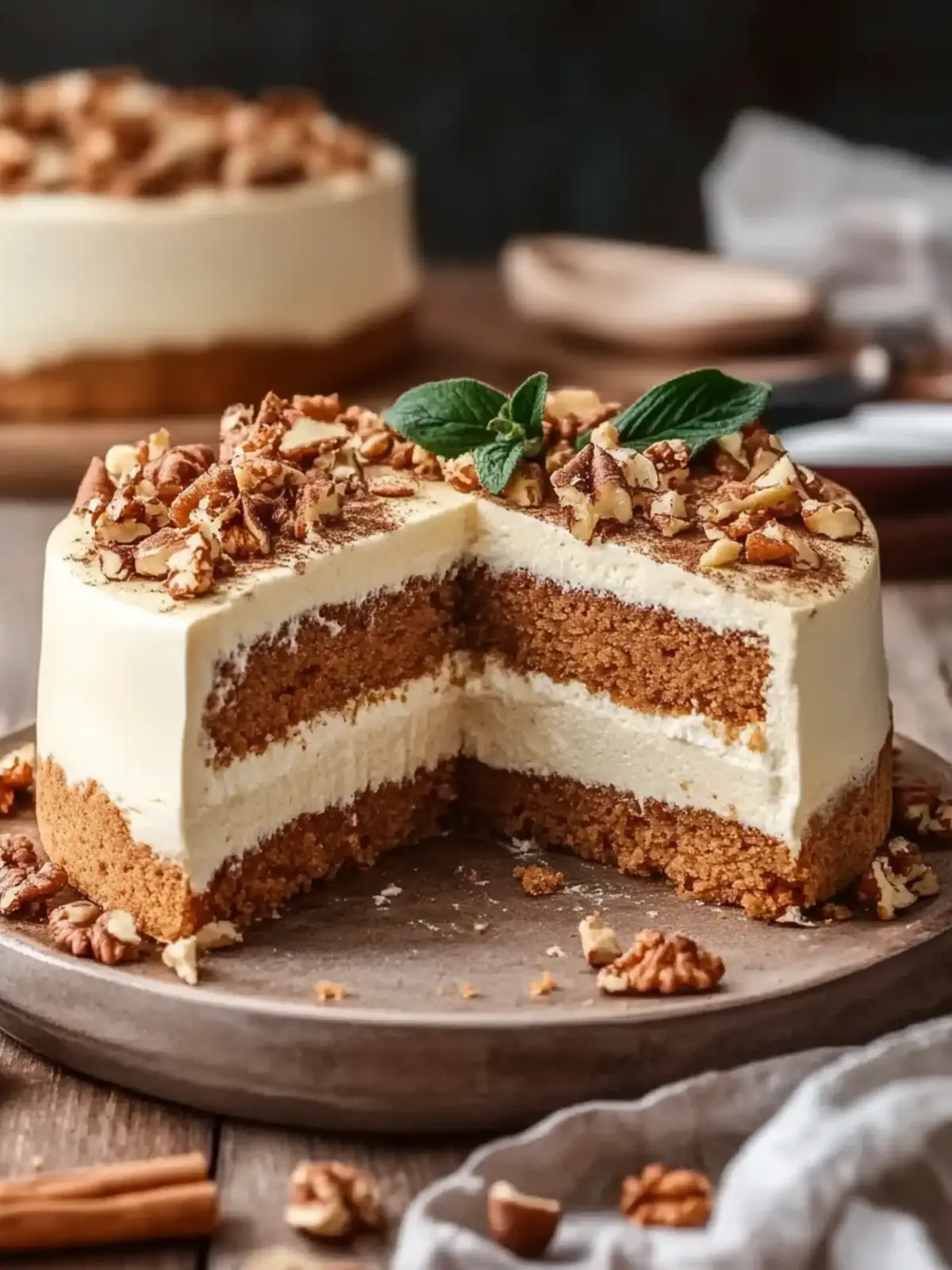 Cheesecake Carrot Cake: Creamy, Spiced & Easy to Savor 3 Cheesecake Carrot Cake: Creamy, Spiced & Irresistibly Easy