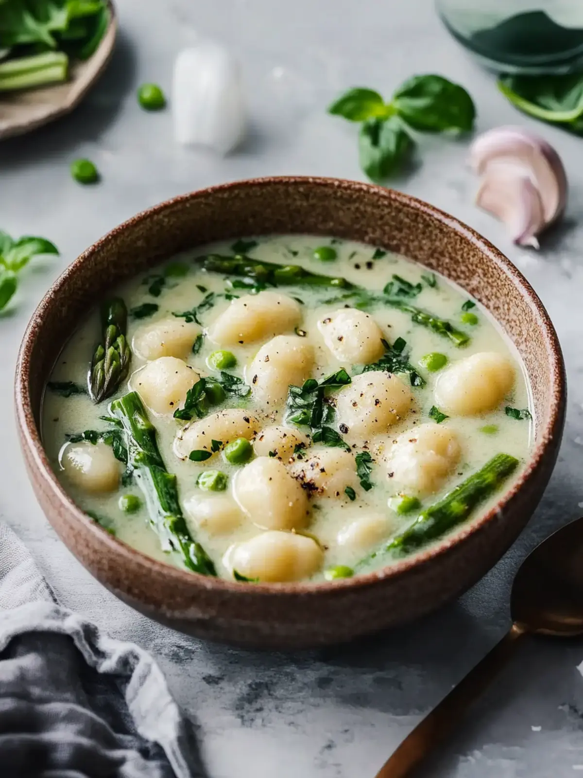 Creamy Comforting Asparagus Gnocchi Soup for Cozy Nights 4 Comforting Asparagus Gnocchi Soup