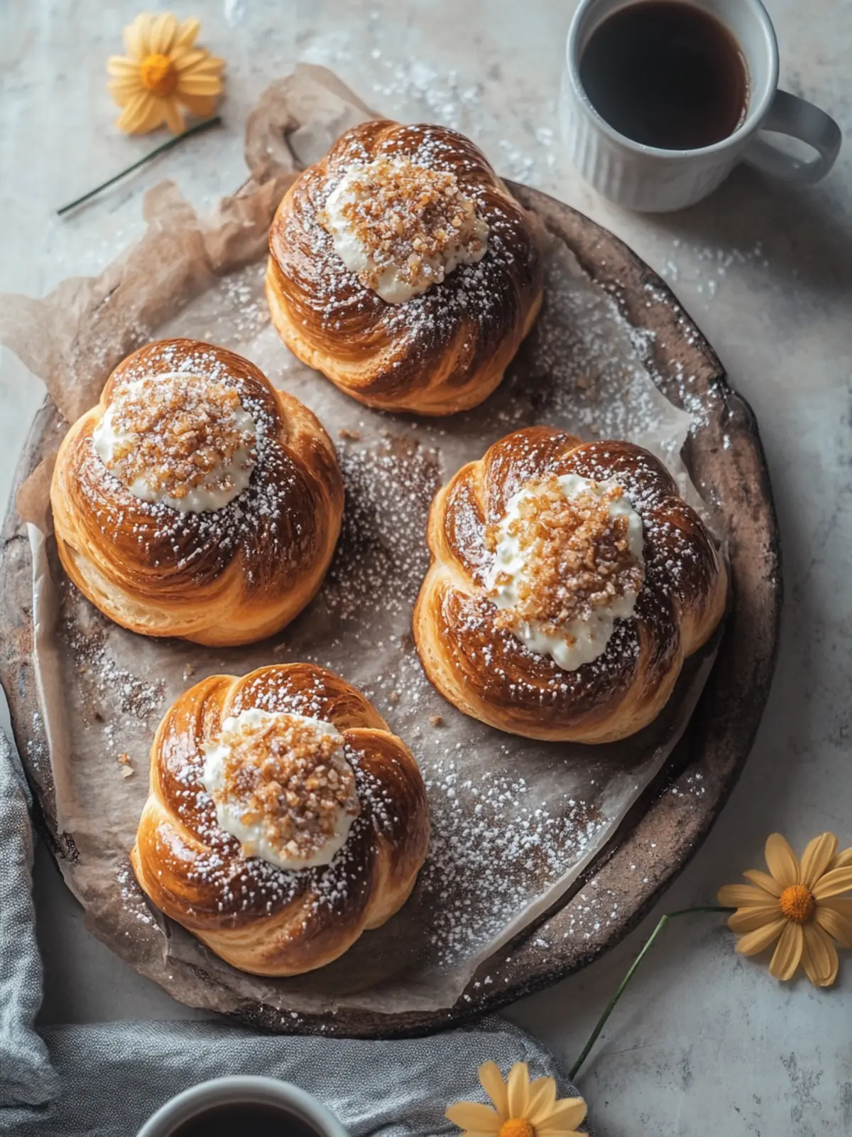 Indulge in Cozy Winter Coffee Brioche Buns Today 3 Winter Coffee Brioche Buns
