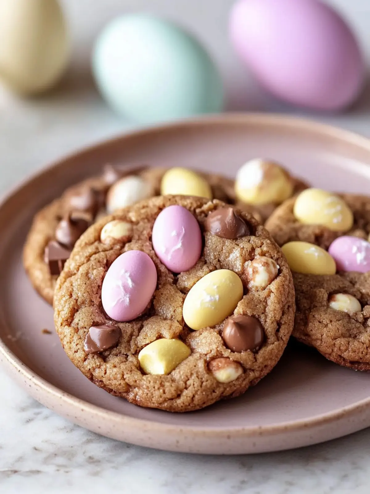 Easter Chocolate Cookies with Mini Malteser Bunnies Recipe 4 Easter Chocolate Cookies with Mini Malteser Bunnies and Mini Eggs Recipe
