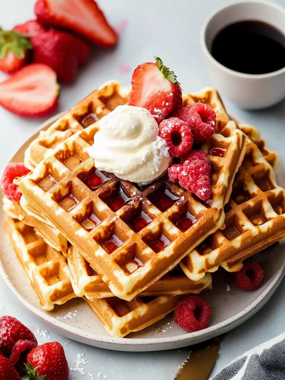 Crispy Waffles: Your Easy Homemade Breakfast Game Changer 2 Waffles