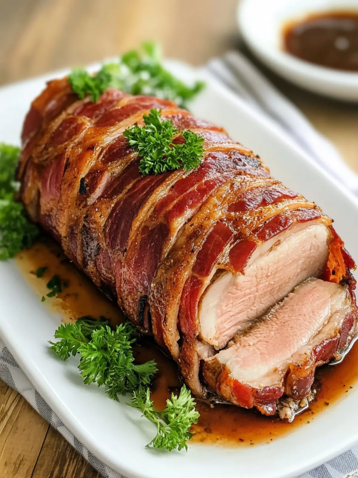 Bacon Wrapped Pork Loin That Will Wow Your Dinner Guests 4 Bacon Wrapped Pork Loin