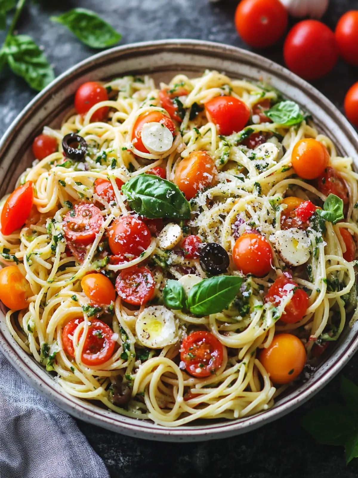 Bright & Zesty Spaghetti Salad Ready in Just 20 Minutes 3 Spaghetti Salad