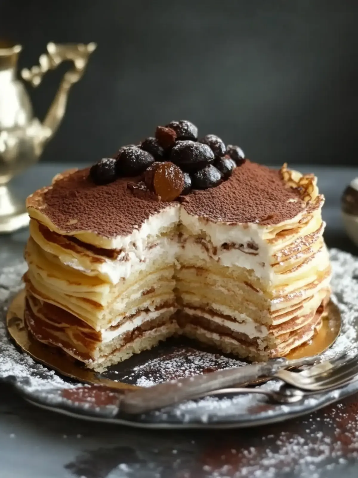 Decadent Tiramisu Crepe Cake: Your New Favorite Dessert Delight 2 Tiramisu Crepe Cake