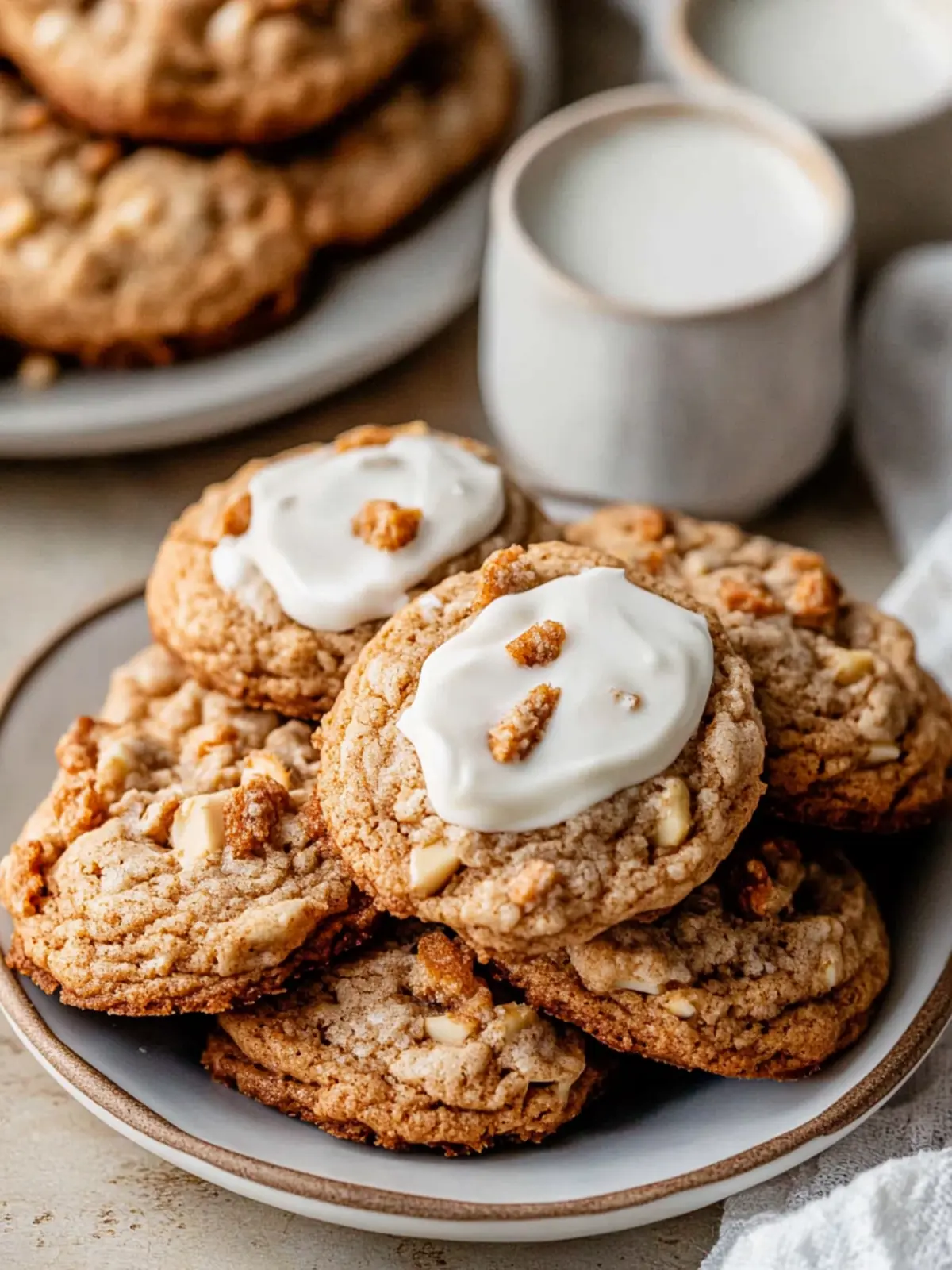 Chewy Carrot Cake Cookies with Cream Cheese Frosting Magic 4 Carrot Cake Cookies