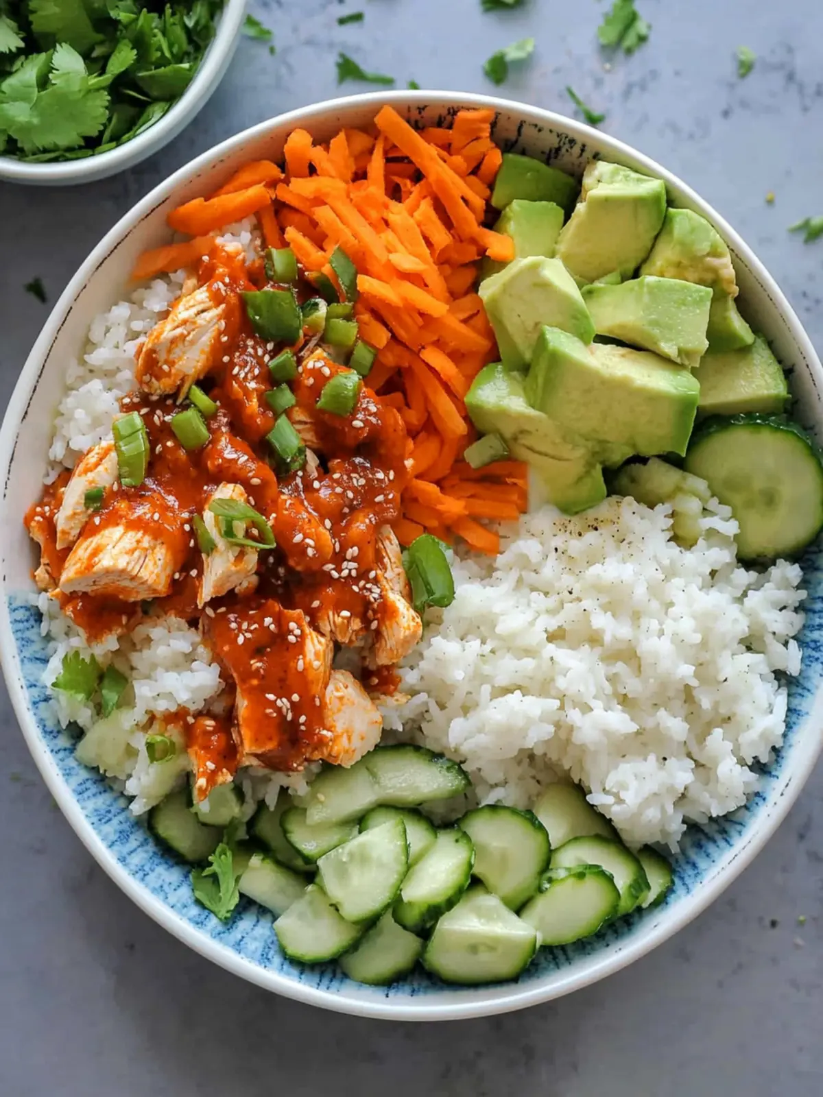 Delicious Buffalo Chicken Rice Bowls Ready in 30 Minutes 2 Buffalo Chicken Rice Bowls