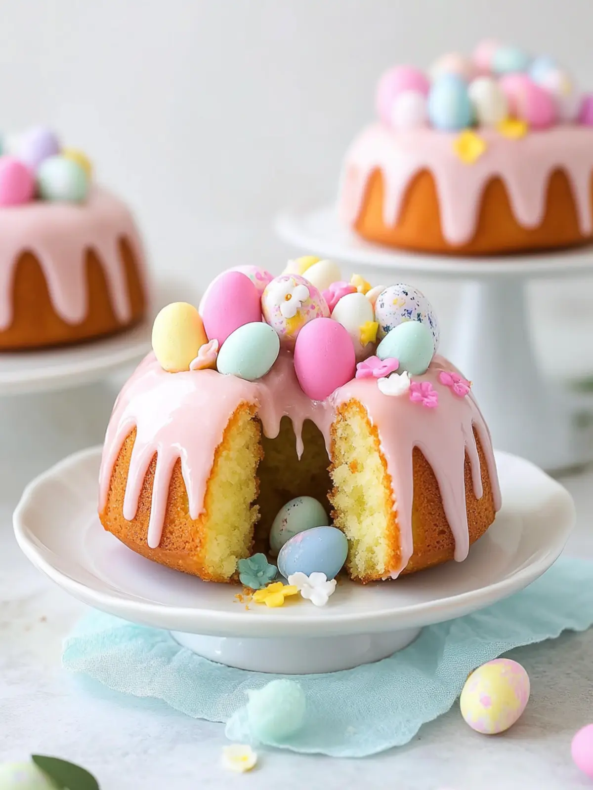 Surprise Inside Mini Easter Bundt Cakes for a Sweet Twist 4 Surprise Inside Mini Easter Bundt Cakes