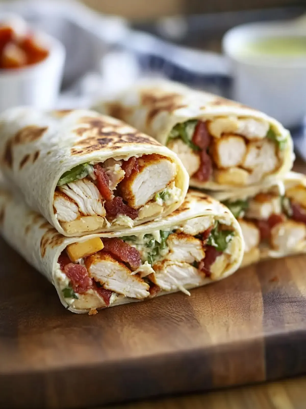 Crispy Chicken Bacon Ranch Wraps for Quick Flavor Adventures 3 Crispy Chicken Bacon Ranch Wraps