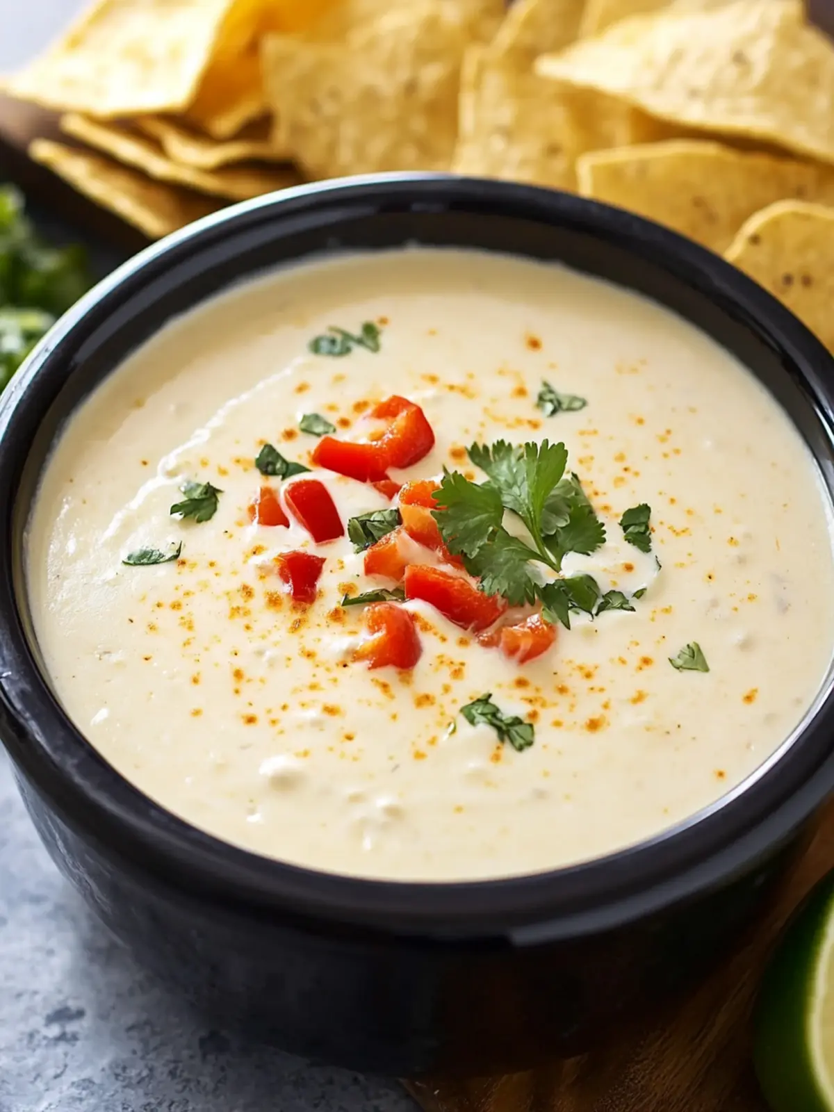 Easy Crockpot White Queso Dip Recipe - Creamy Flavor Bliss 3 Easy Crockpot White Queso Dip Recipe-Flavorful & Creamy
