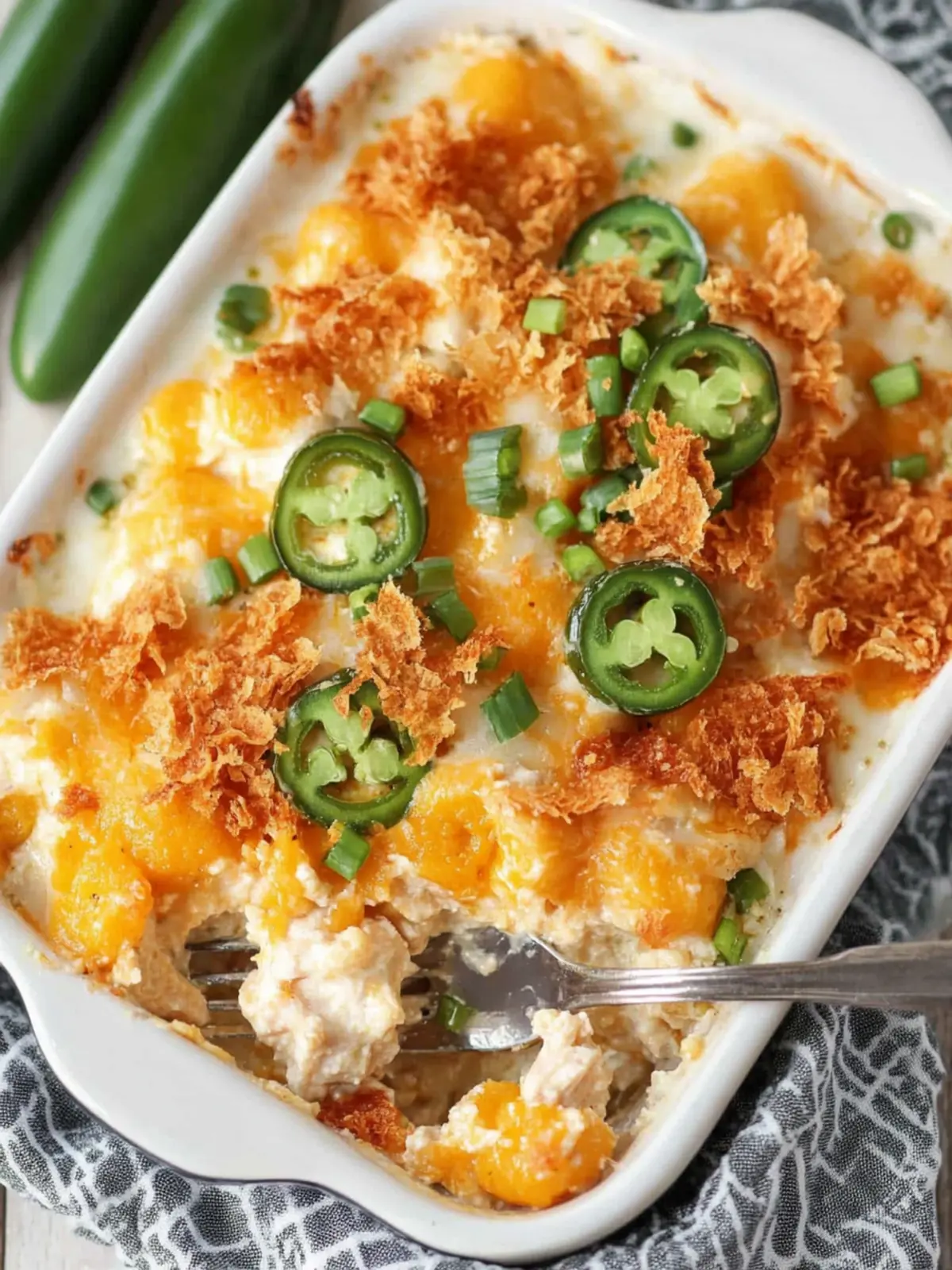 Irresistible Jalapeño Popper Chicken Casserole for Busy Nights 4 Jalapeño Popper Chicken Casserole