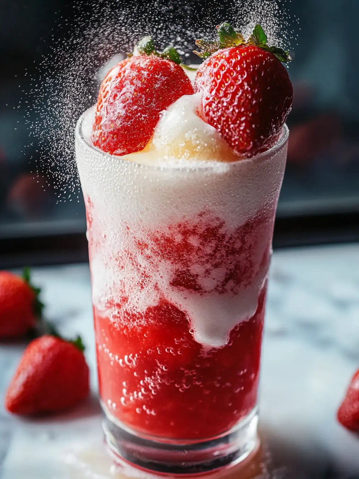 Sparkling Strawberry Float: Your Ultimate Summer Refreshment 3 Sparkling Strawberry Float