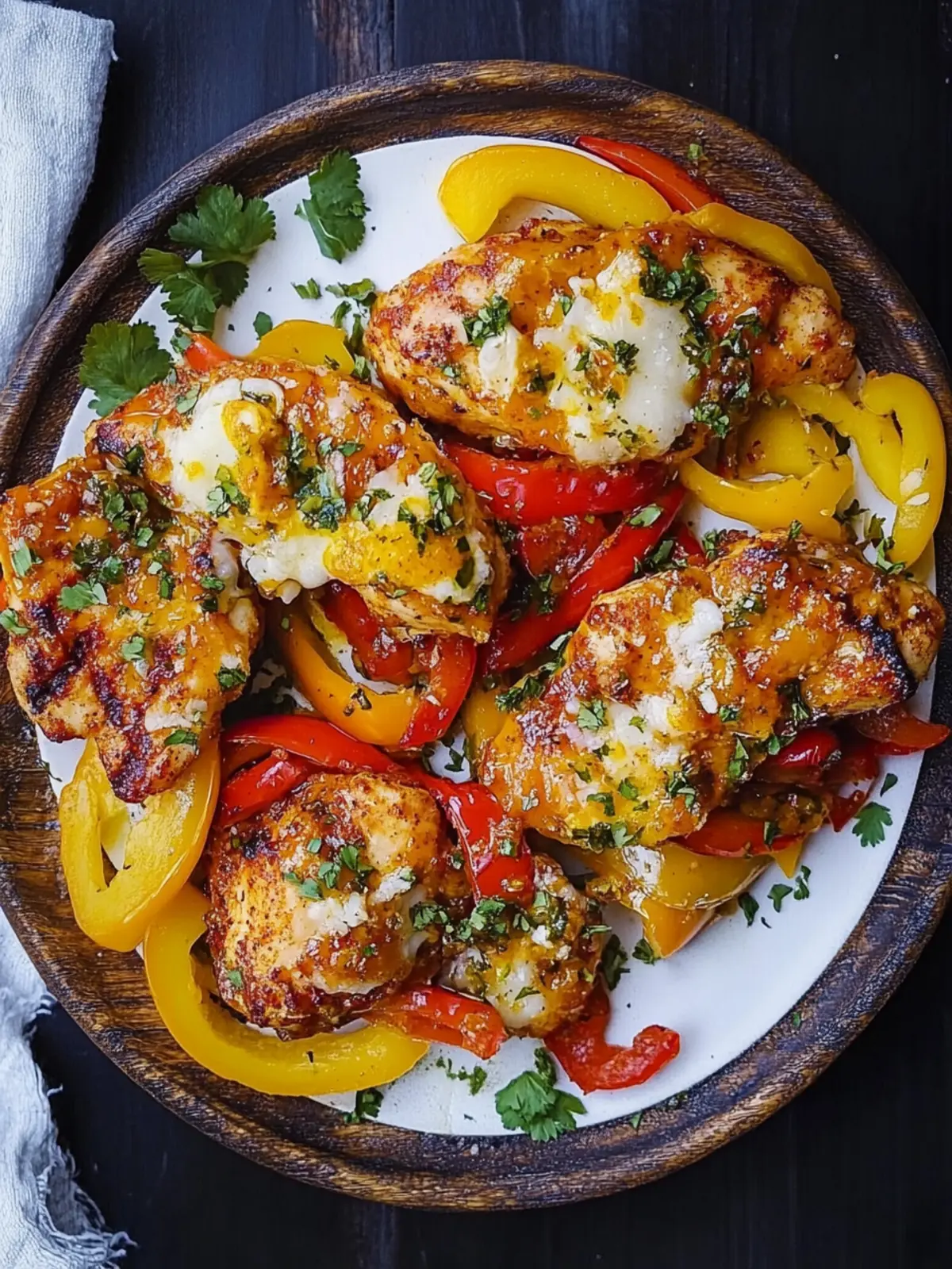 Delicious Cajun Chicken with Bell Peppers in One Pan! 5 Cajun Chicken with Bell Peppers