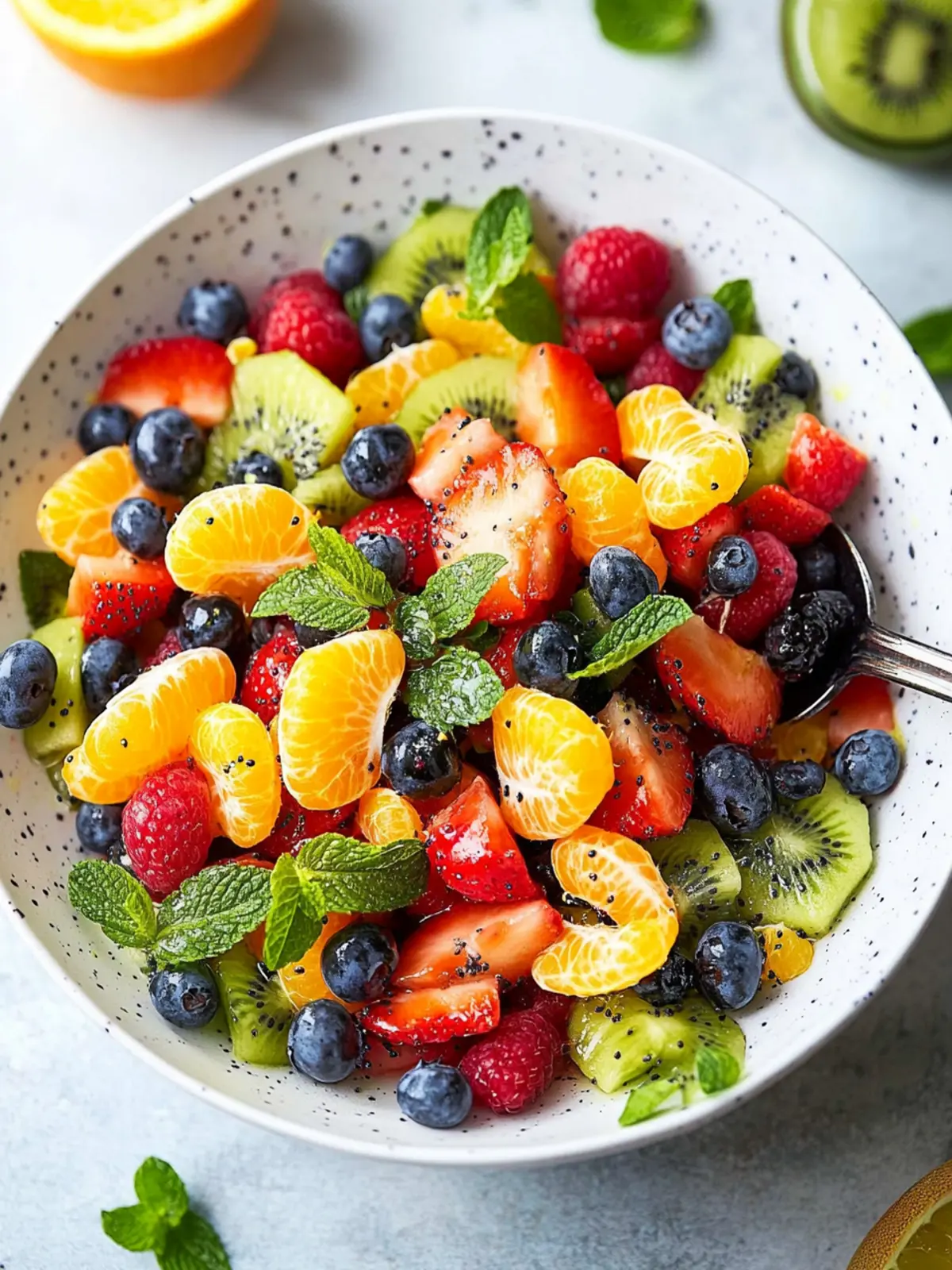 Easy Fruit Salad with Orange Poppy Seed Dressing Bliss 4 Easy Fruit Salad with Orange Poppy Seed Dressing