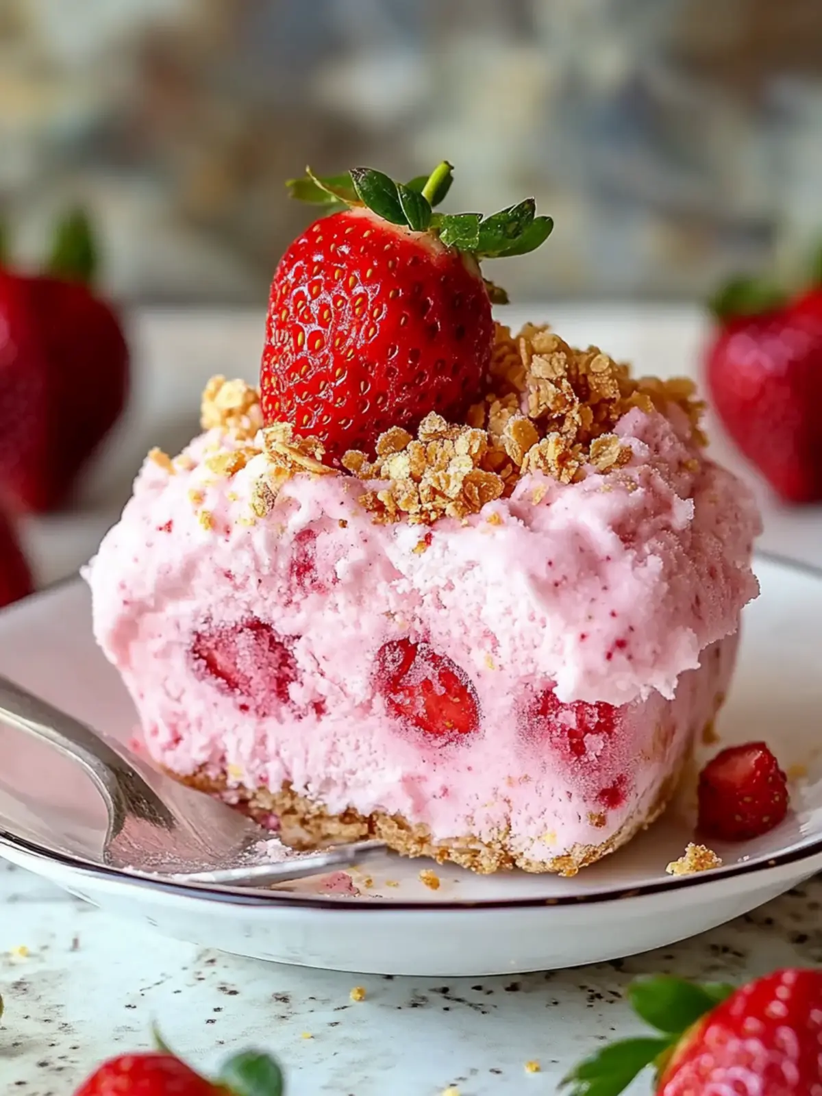No-Bake Easy Frozen Strawberry Dessert for Refreshing Bliss 3 Easy Frozen Strawberry Dessert