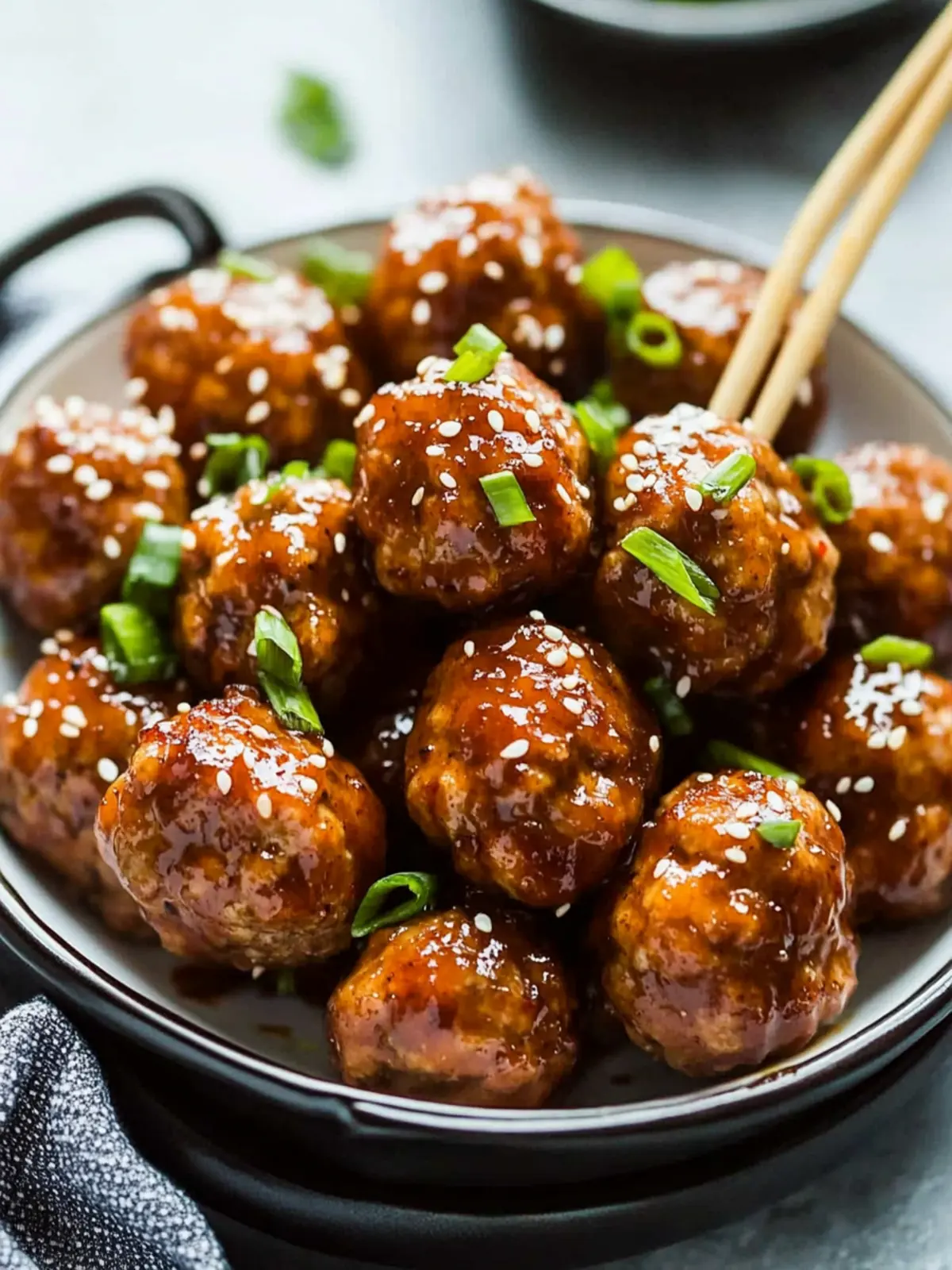 Hoisin Glazed Asian Turkey Meatballs for a Quick Flavor Boost 2 Hoisin Glazed Asian Turkey Meatballs