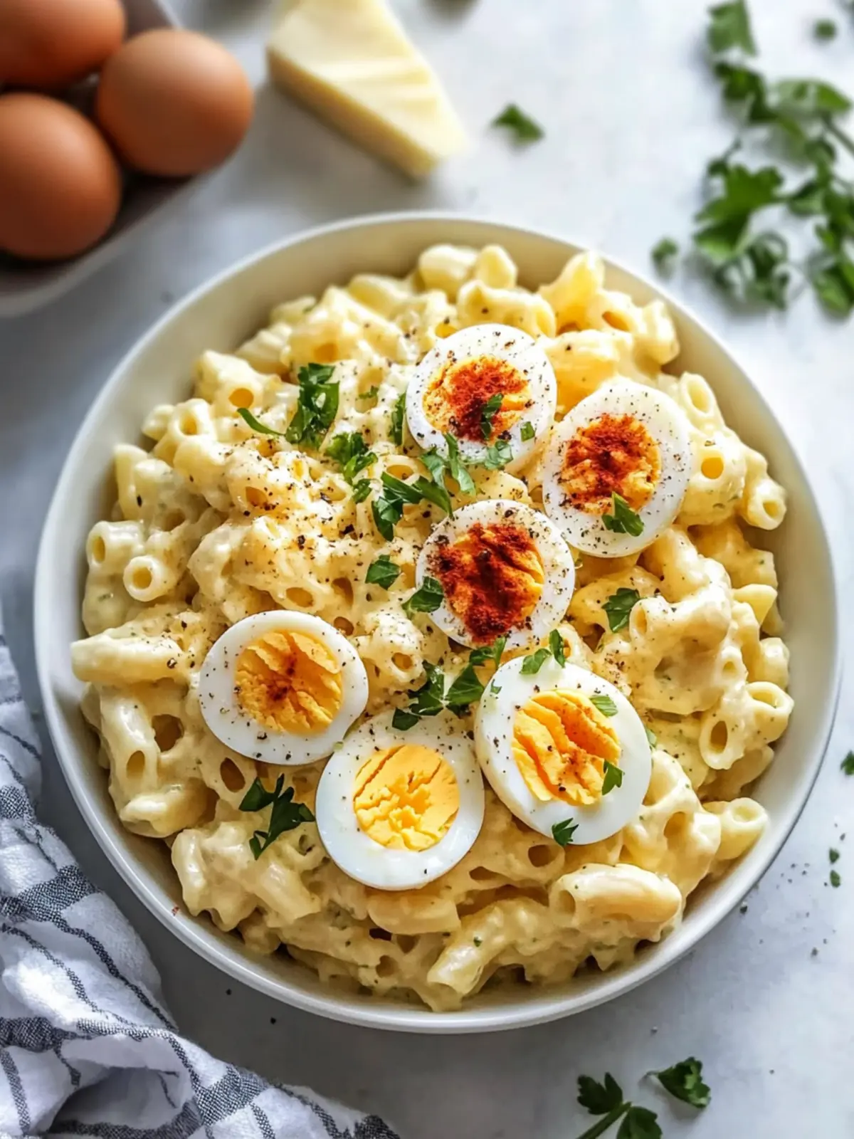 Creamy Easy Deviled Egg Pasta Salad for Your Next Picnic 3 Easy Deviled Egg Pasta Salad
