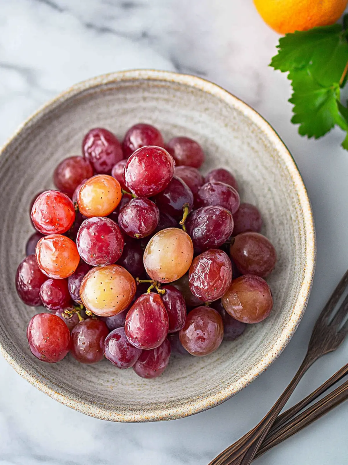 Roasted Red Grapes with Mascarpone Dip - A Sweet Treat Delight 5 Roasted Red Grapes