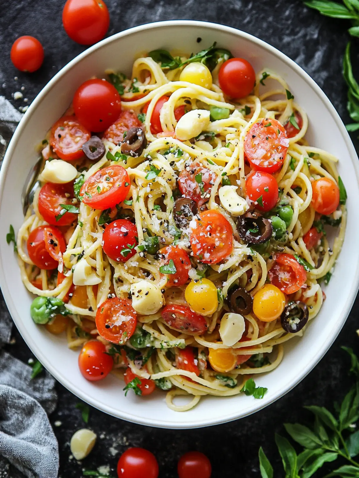 Bright & Zesty Spaghetti Salad Ready in Just 20 Minutes 5 Spaghetti Salad
