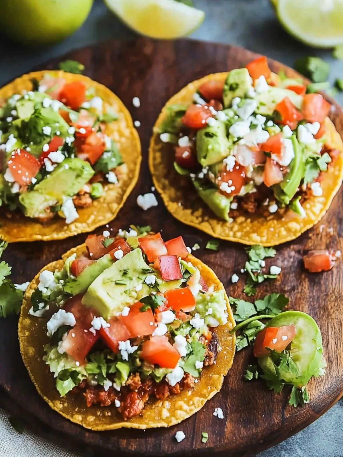 Savor Authentic Mexican Tostadas with Custom Toppings 3 Mexican Tostadas