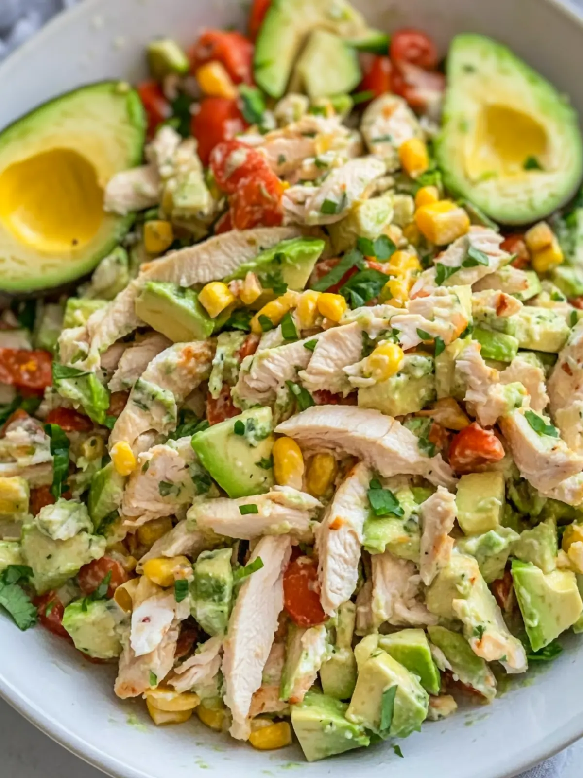 Avocado Chicken Salad: Creamy Goodness Without the Guilt 4 Avocado Chicken Salad