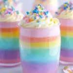 Pastel Rainbow Gelatin Cups: Fun, No-Bake Spring Delight 10 Pastel Rainbow Gelatin Cups