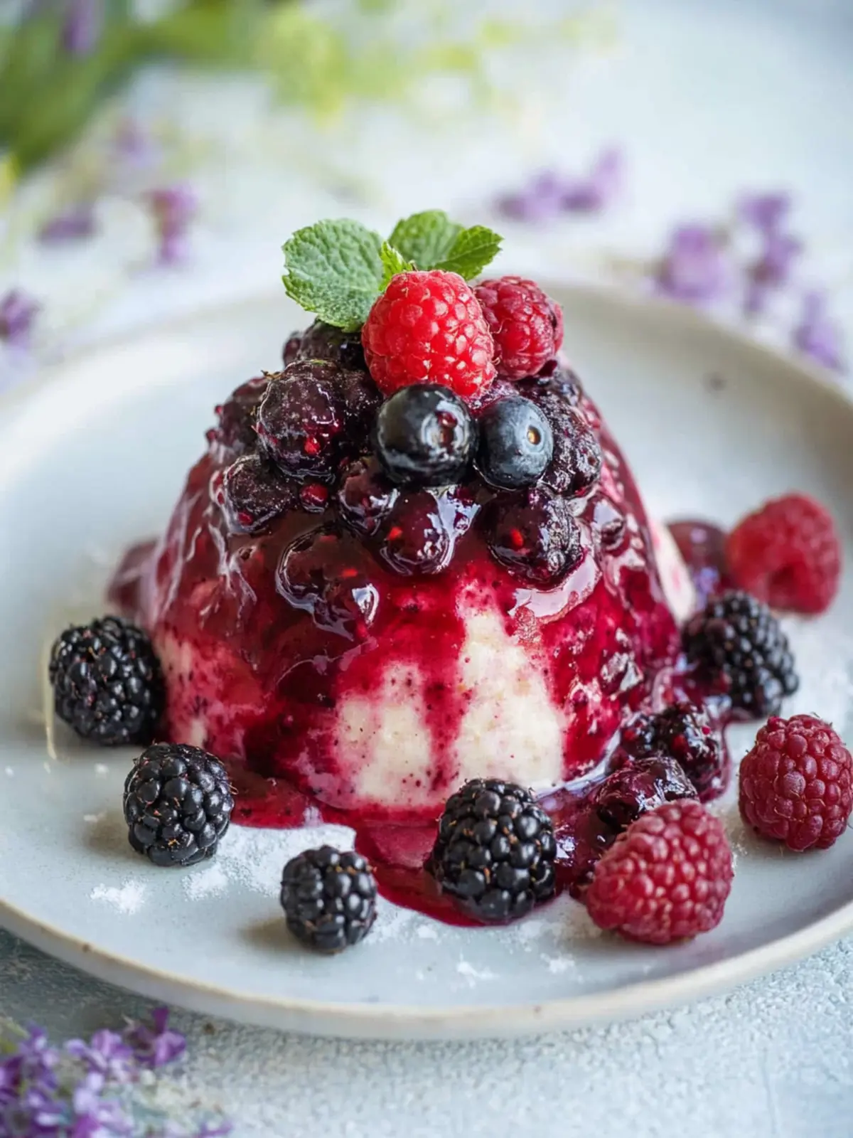 Irresistible British Berry Summer Pudding: A 3-Ingredient Treat 2 British Berry Summer Pudding